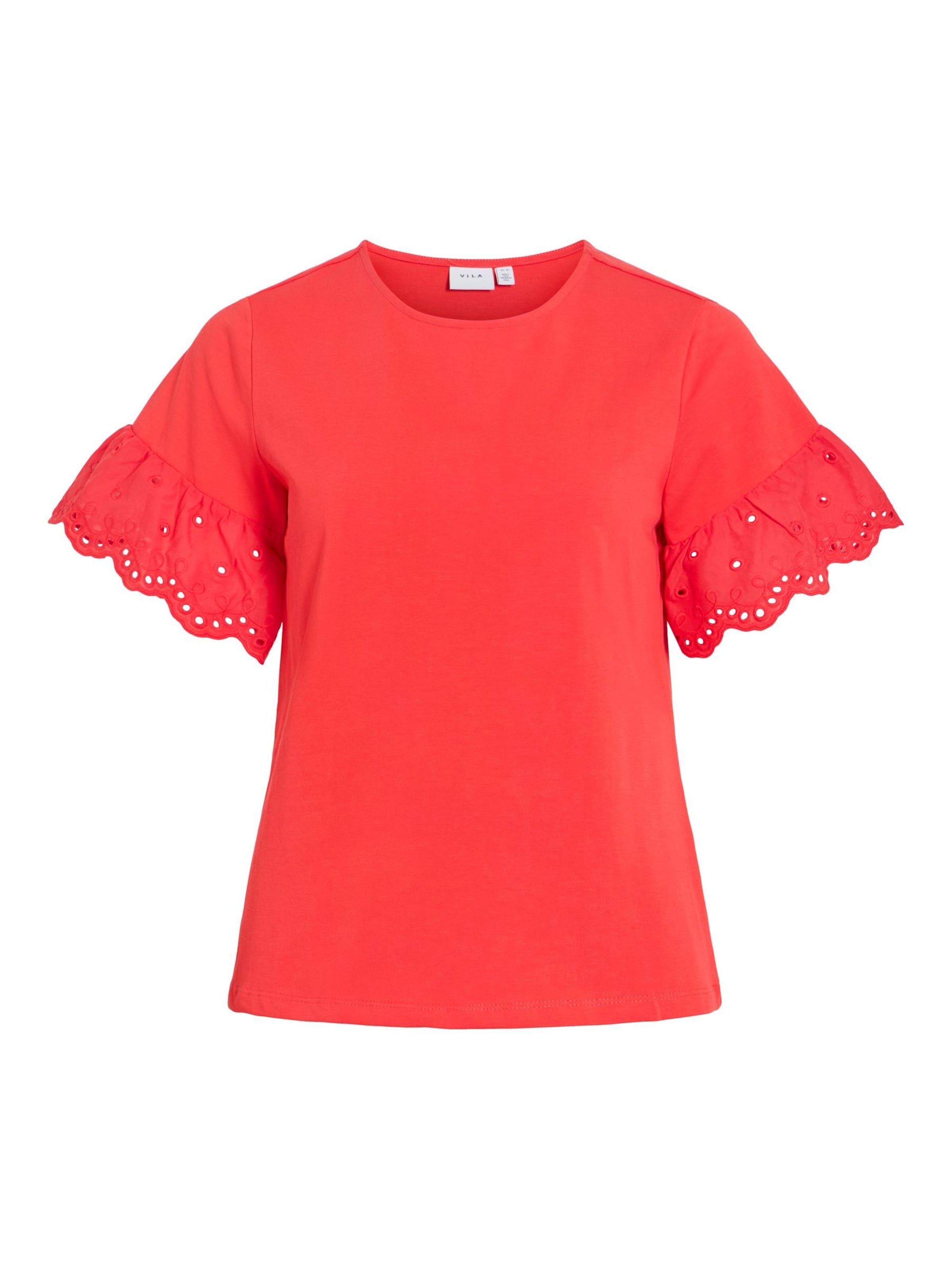 VILA - Camiseta 'VISummer' en rojo: frente