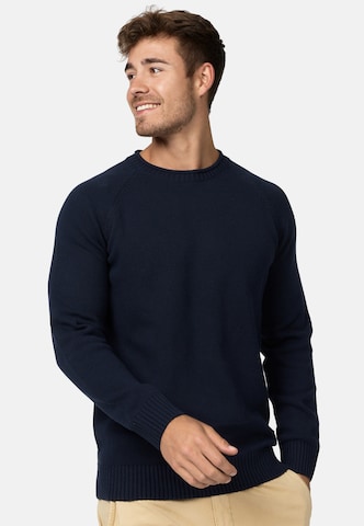 INDICODE JEANS Sweater 'Massum' in Blue