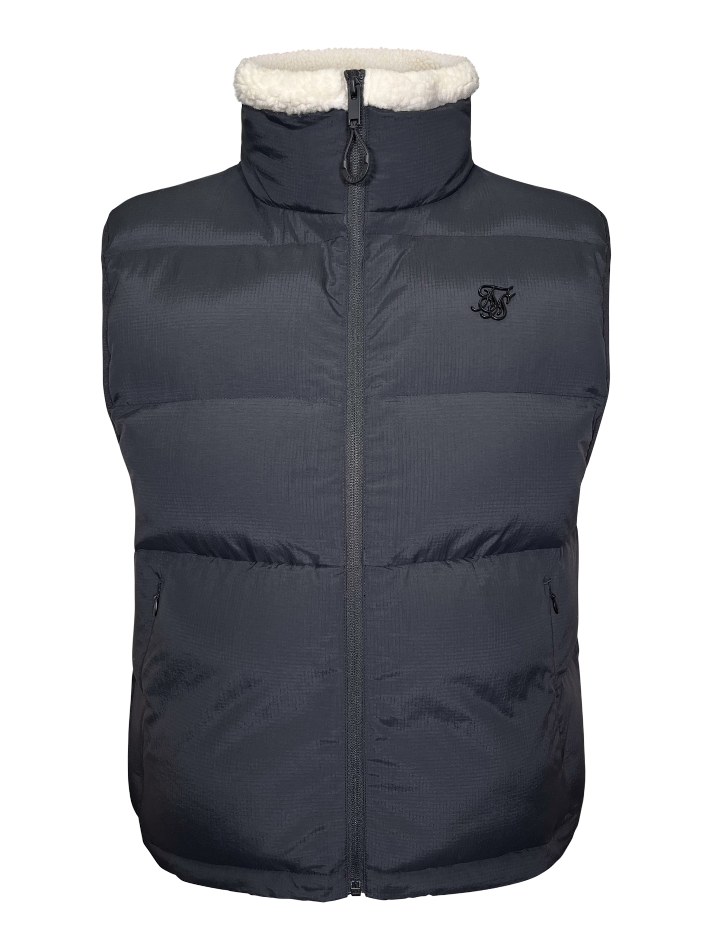 SikSilk Weste in Schwarz: Vorderseite