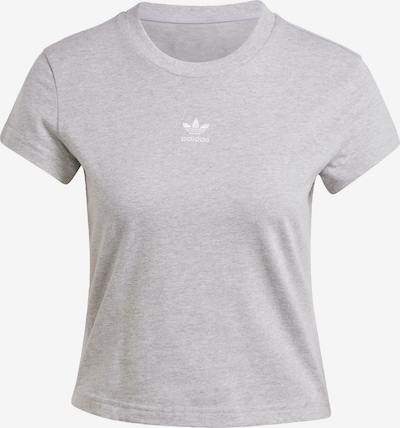 Marškinėliai 'Essentials' iš ADIDAS ORIGINALS, spalva – margai pilka / balta, Prekių apžvalga