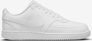 Baskets basses 'Court Vision' Nike Sportswear en blanc