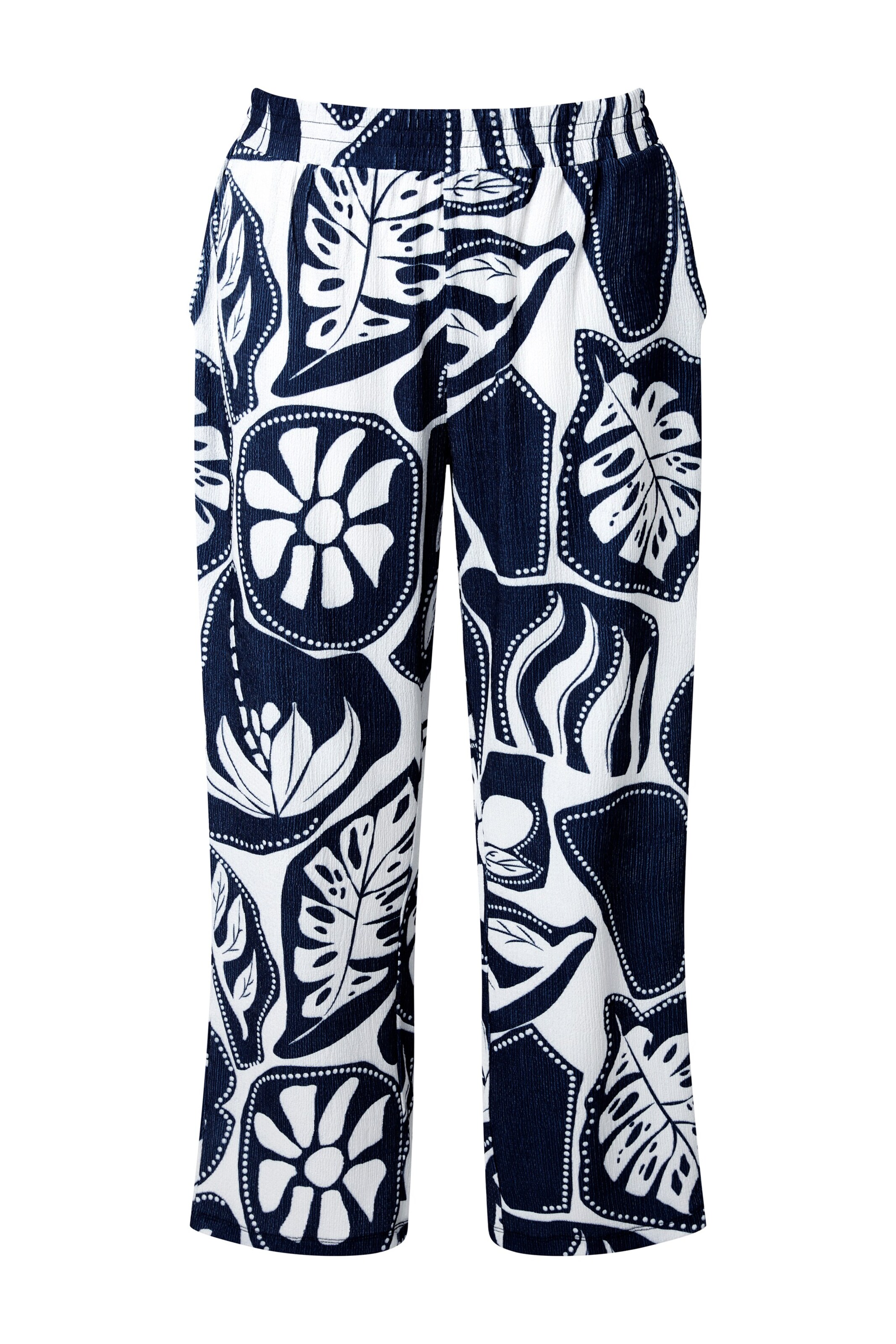 Ulla Popken Wide leg Pants in Black: front