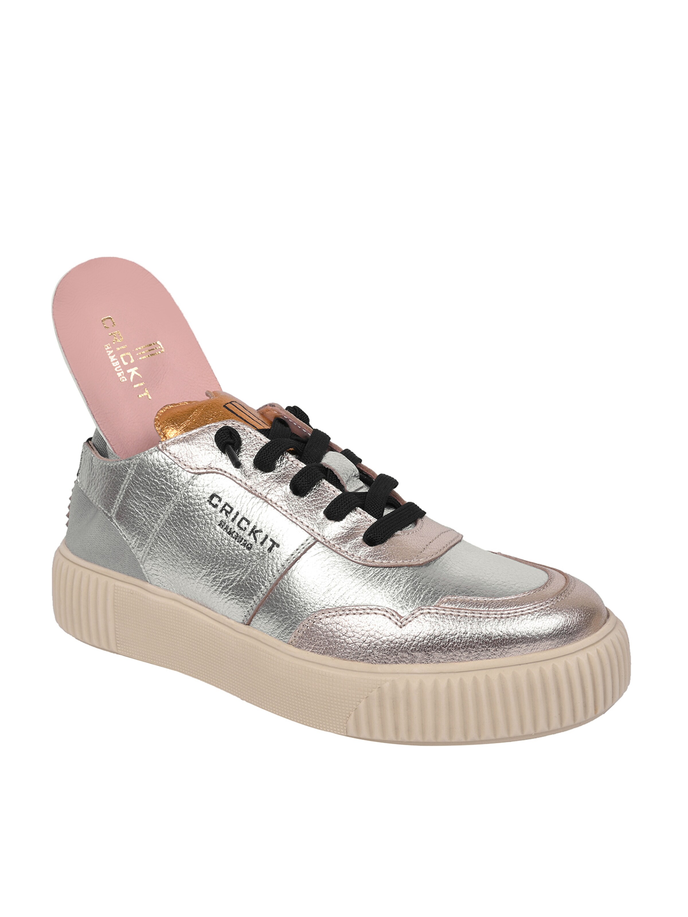 Crickit Platform trainers 'Oakli' in Silver