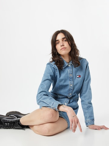 Tommy Jeans Shirt Dress in Blue