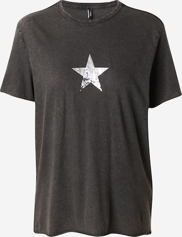 T-shirt 'ONLLUCY' ONLY en noir : devant
