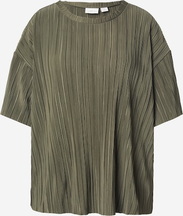 ONLY Carmakoma Bluse in Grün: Vorderseite