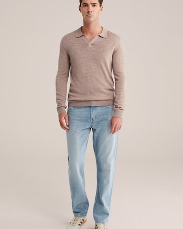 WE Fashion - Jersey en marrón