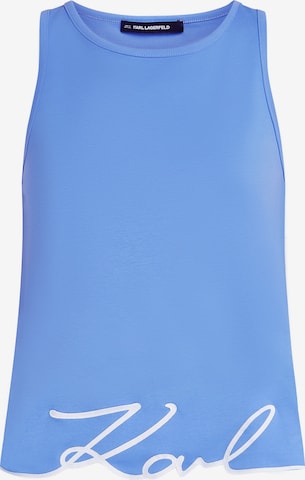 Top di Karl Lagerfeld in blu: frontale
