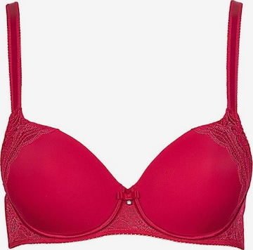 Lisca T-shirt Bra in Red: front