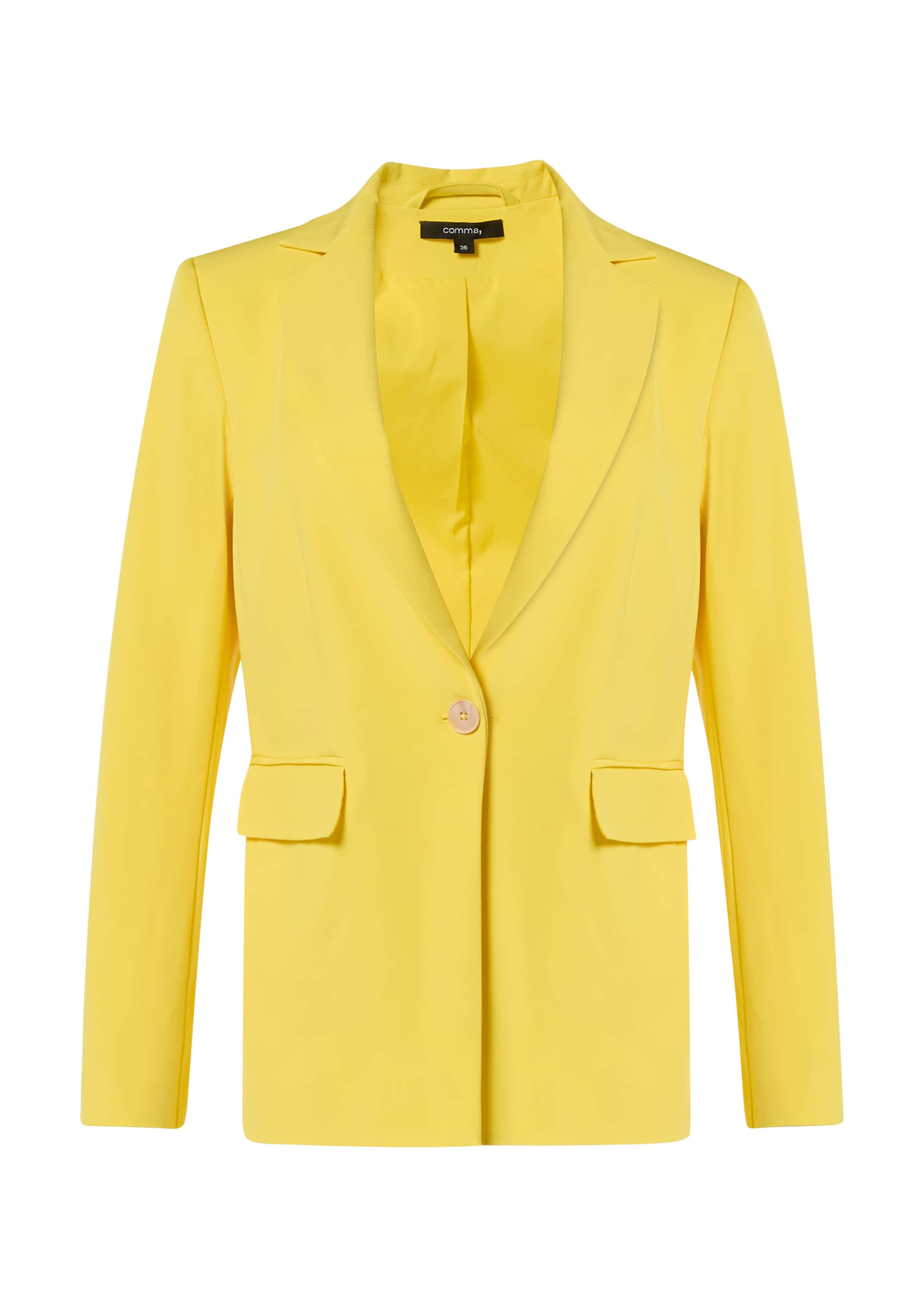 Blazer COMMA en jaune : devant
