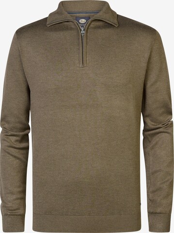 Petrol Industries Trui 'Dillingham' in Groen: voorkant