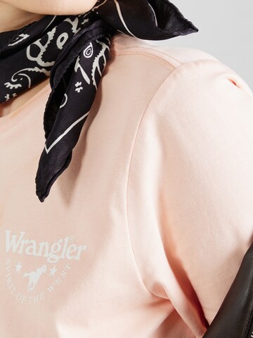WRANGLER - Camiseta 'REGULAR TEE' en naranja