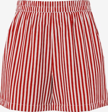PIECES Hlače 'PCJolly' | rdeča barva: sprednja stran