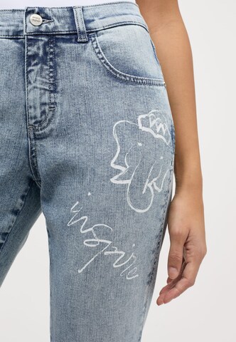 Regular Jean 'Darleen Crop' Angels en bleu