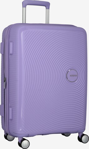 American Tourister Trolley 'Soundbox' in Lila