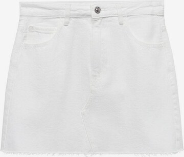 MANGO TEEN Skirt 'Minif' in White: front