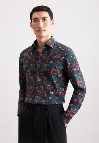 SEIDENSTICKER Slim fit Zakelijk overhemd 'Schwarze Rose' in Gemengde kleuren: voorkant