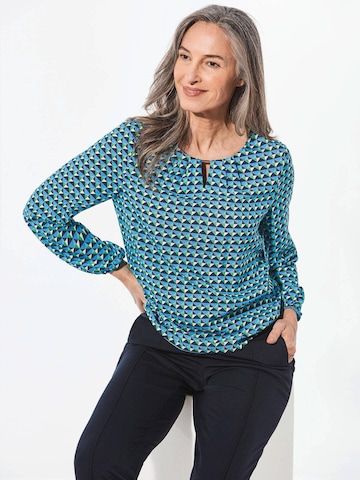 Chemisier Goldner en bleu : devant