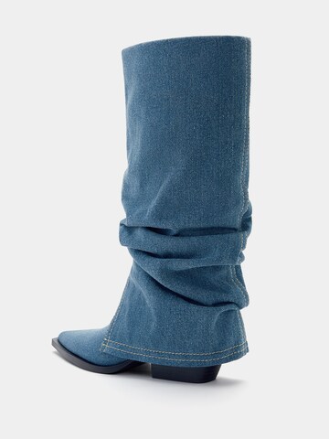 Bottes de cowboy Pull&Bear en bleu