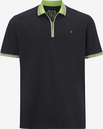 Charles Colby Poloshirt 'Earl Pat' in Blau: predná strana