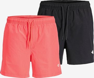 JACK & JONES Szorty kąpielowe w kolorze pomarańczowy: przód