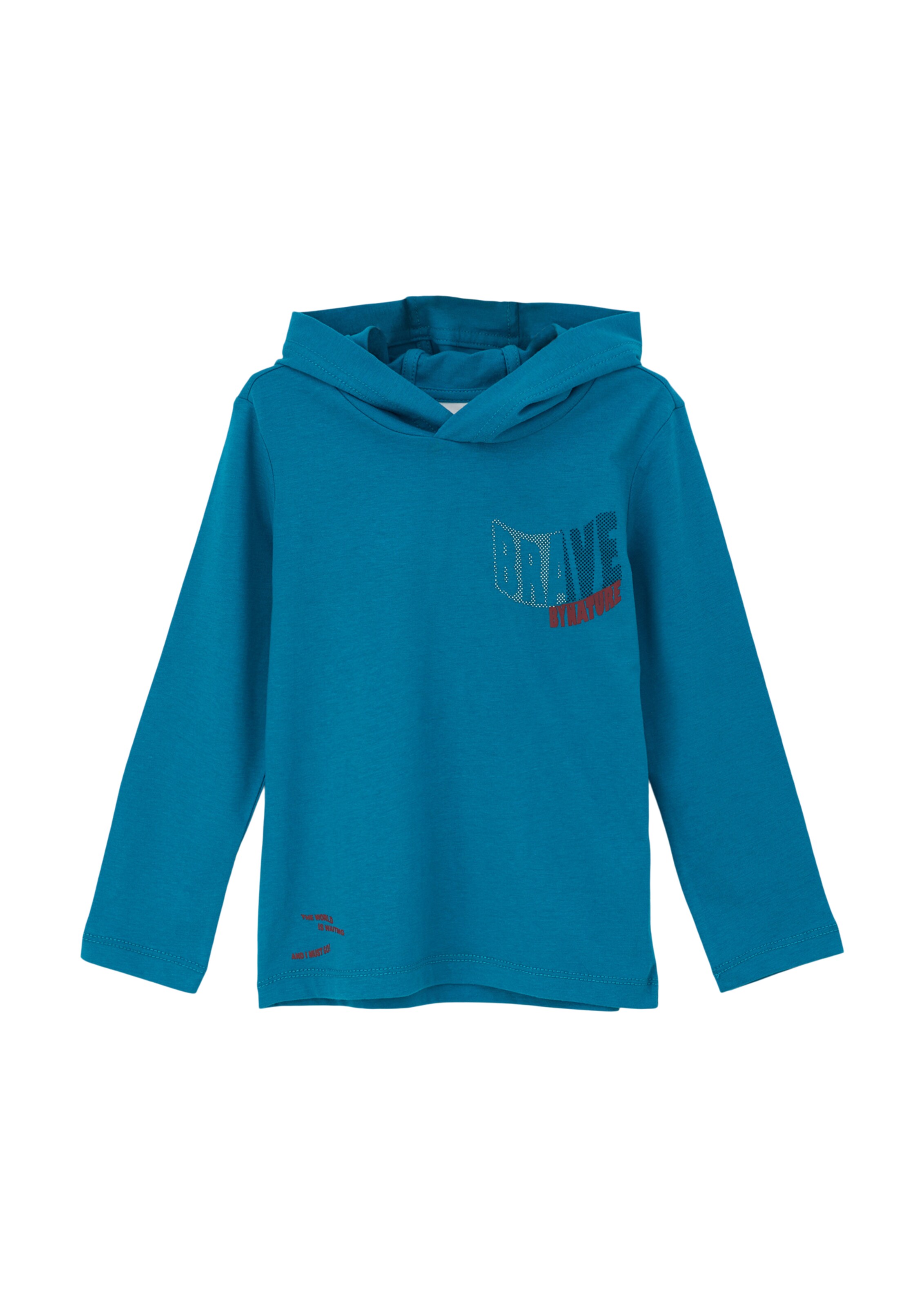 s.Oliver Sweatshirt in Blauw: voorkant