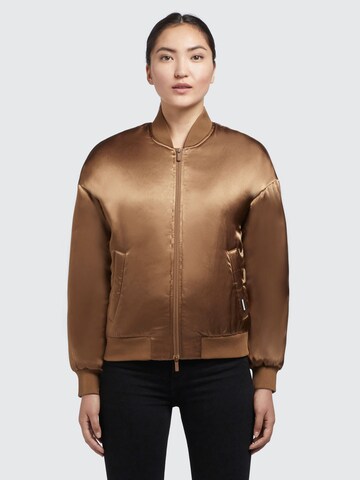 Veste mi-saison 'Adone' khujo en marron : devant