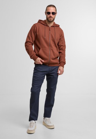 Veste de survêtement 'Ponto' INDICODE JEANS en marron