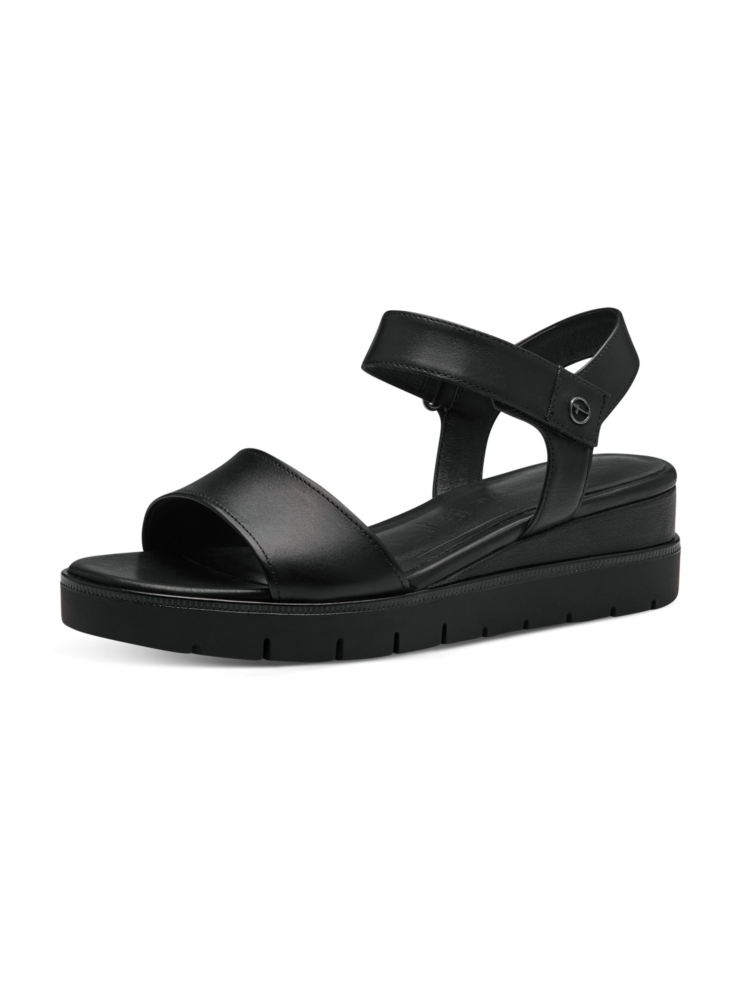Tamaris Sandale in Schwarz: Vorderseite