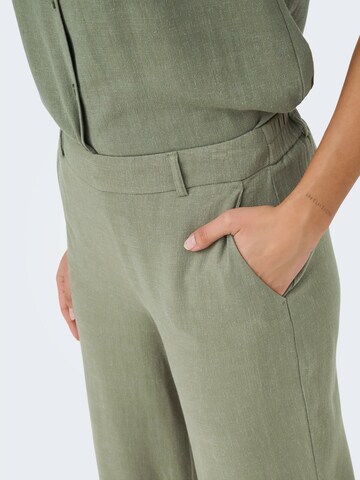 ONLY Wide leg Παντελόνι 'ONLSIESTA' σε πράσινο
