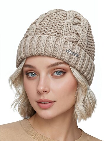 Neverless Beanie 'Model 36937' in Beige
