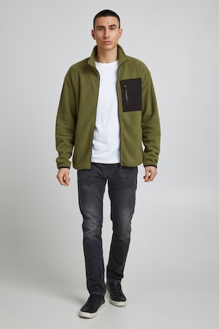 BLEND Zip-Up Hoodie in Green