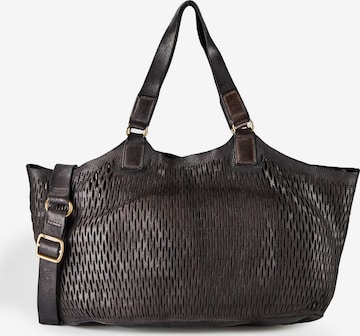 Borsa a spalla 'Cosima' di Campomaggi in marrone: frontale