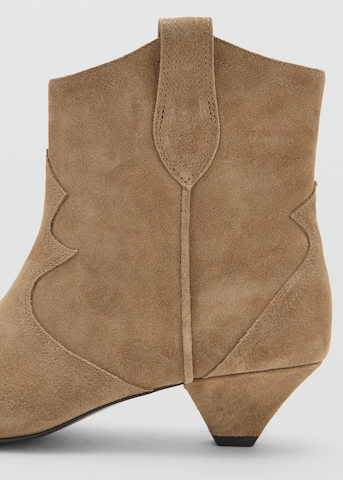 MANGO Stiefelette lu in Beige