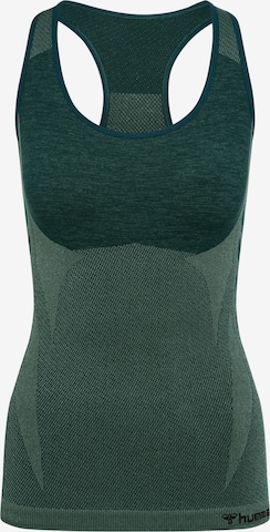 Hummel Sports top in Green: front