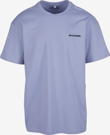 T-Shirt 'Essentials' 9N1M SENSE en bleu : devant