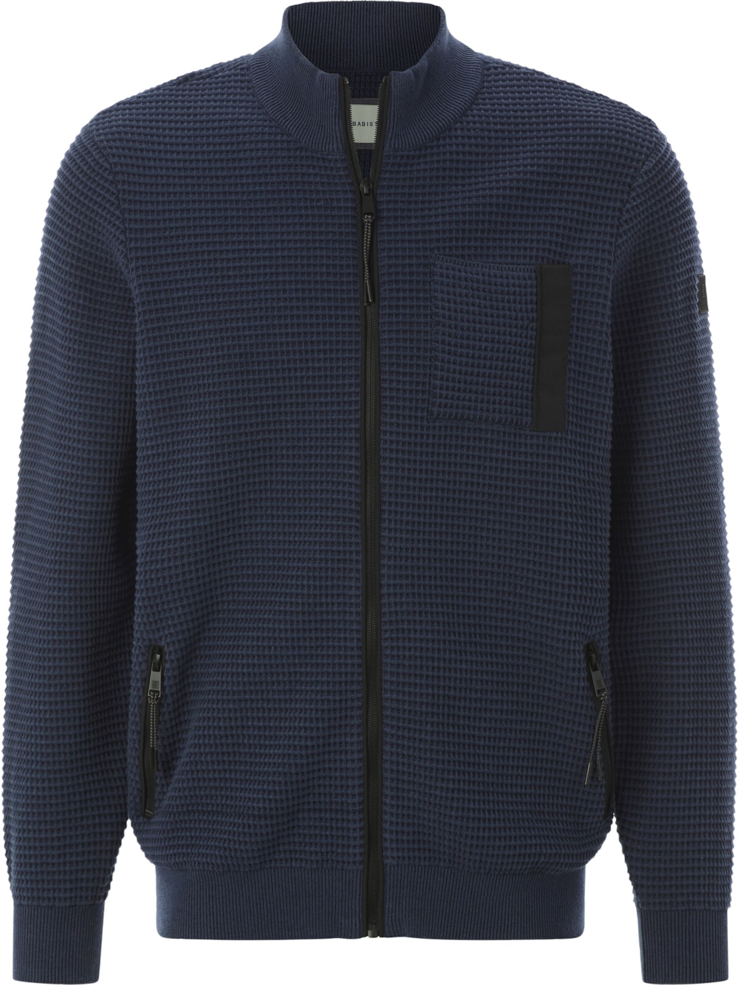 BABISTA Strickjacke 'Relan' in Blau: Vorderseite