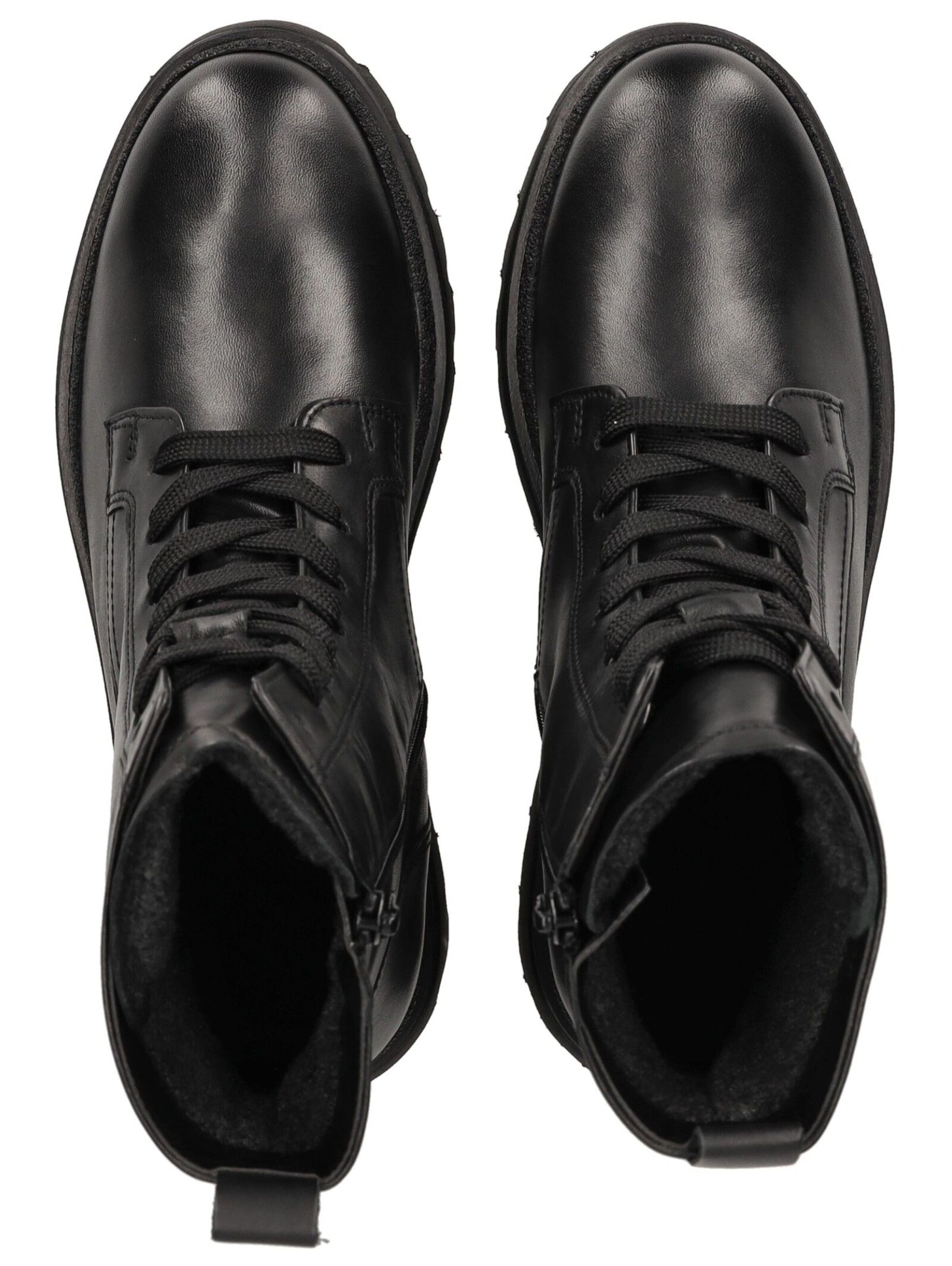 GABOR Schnürstiefelette in Schwarz