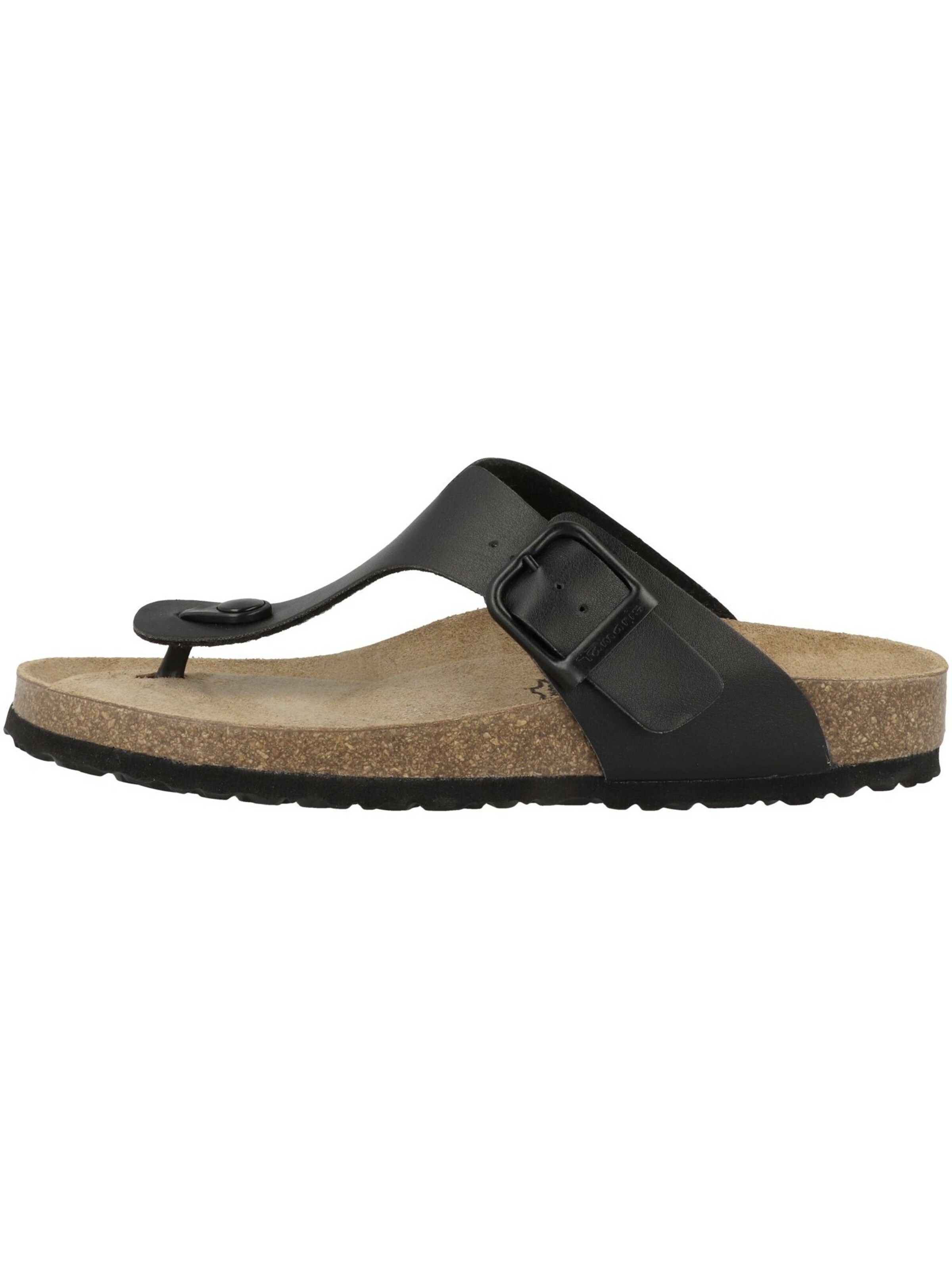 Flip-flops de la Tamaris pe negru