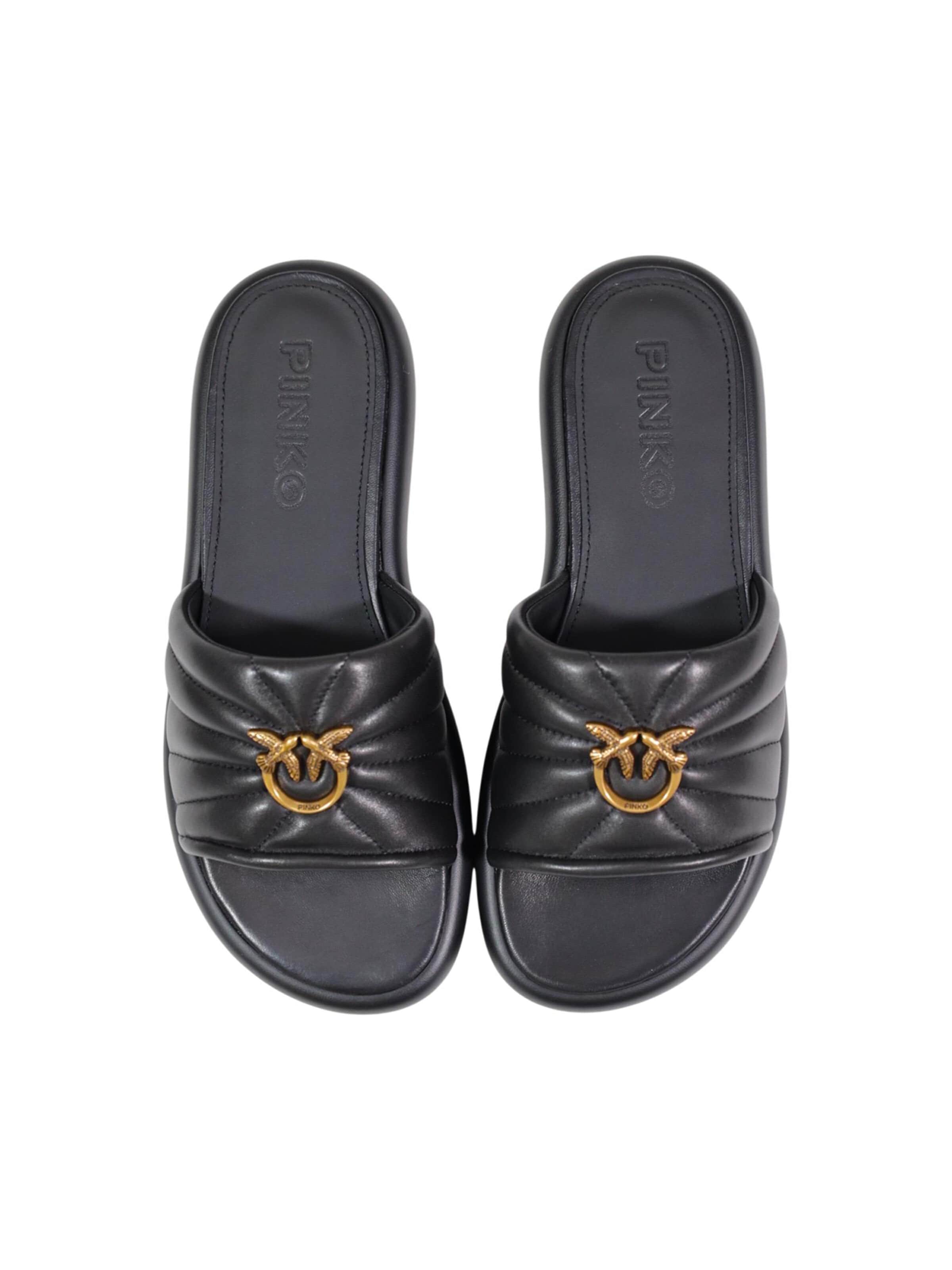 Slipper 'FIONA 03 SD0525 P003' di PINKO in nero