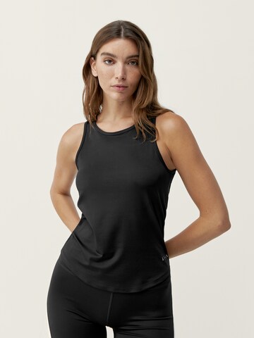 Born Living Yoga Sports top 'Daila' in Black: front