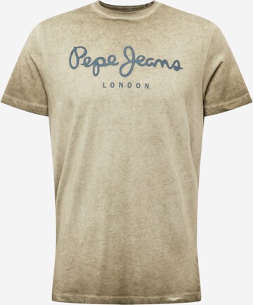 Pepe Jeans T-shirt i grön: framsida