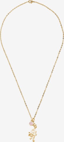 Gemshine Necklace in Gold: front