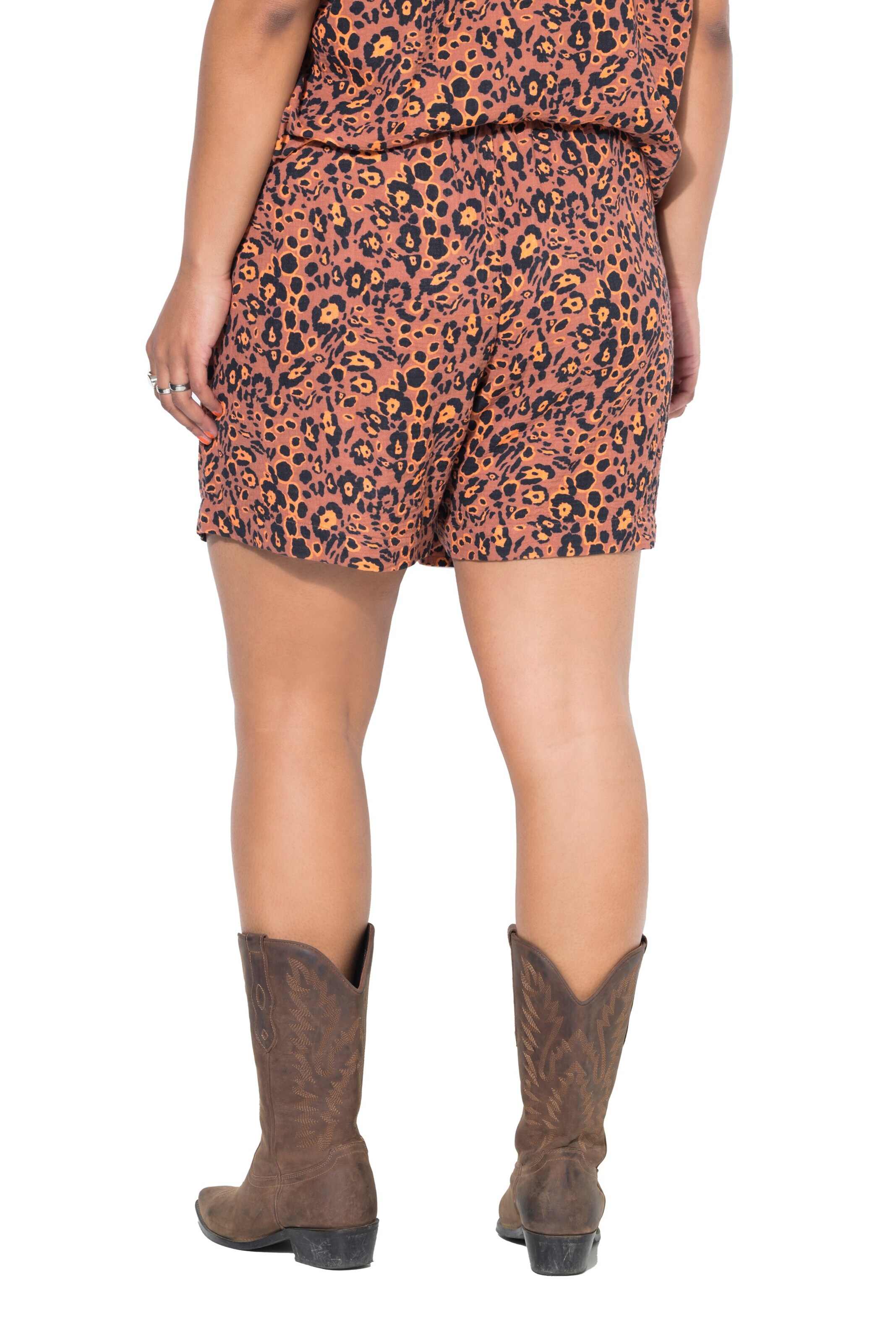 Studio Untold Wide leg Broek in Bruin