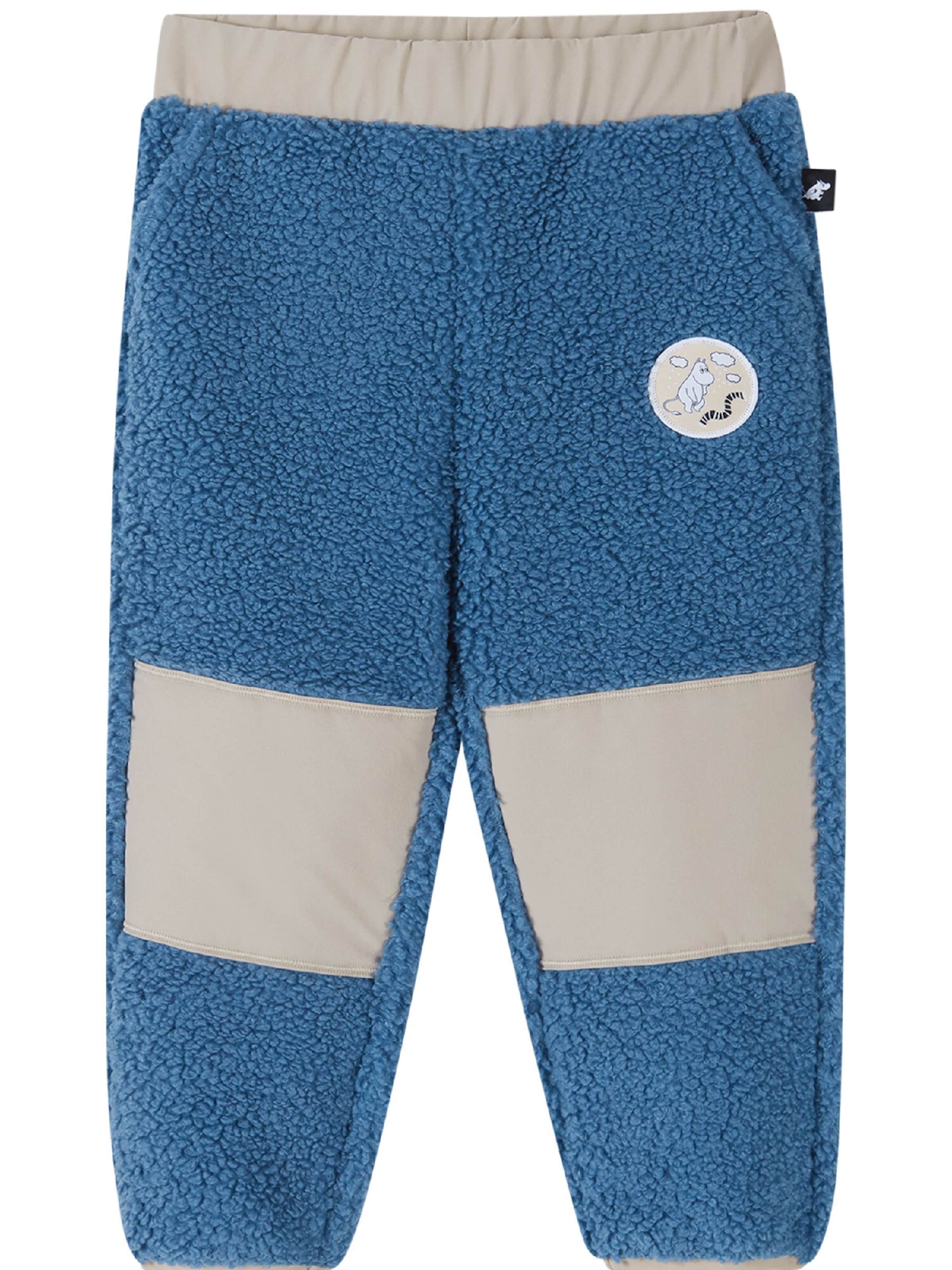 Reima Tapered Broek 'Moomin Lustig' in Blauw: voorkant