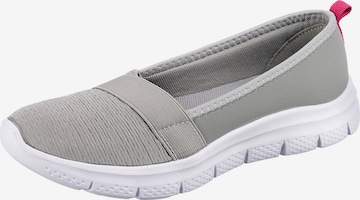 ambellis Classic Flats in Grey: front