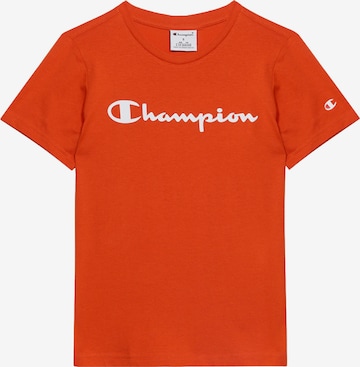 Champion Authentic Athletic Apparel Тениска в оранжево: отпред