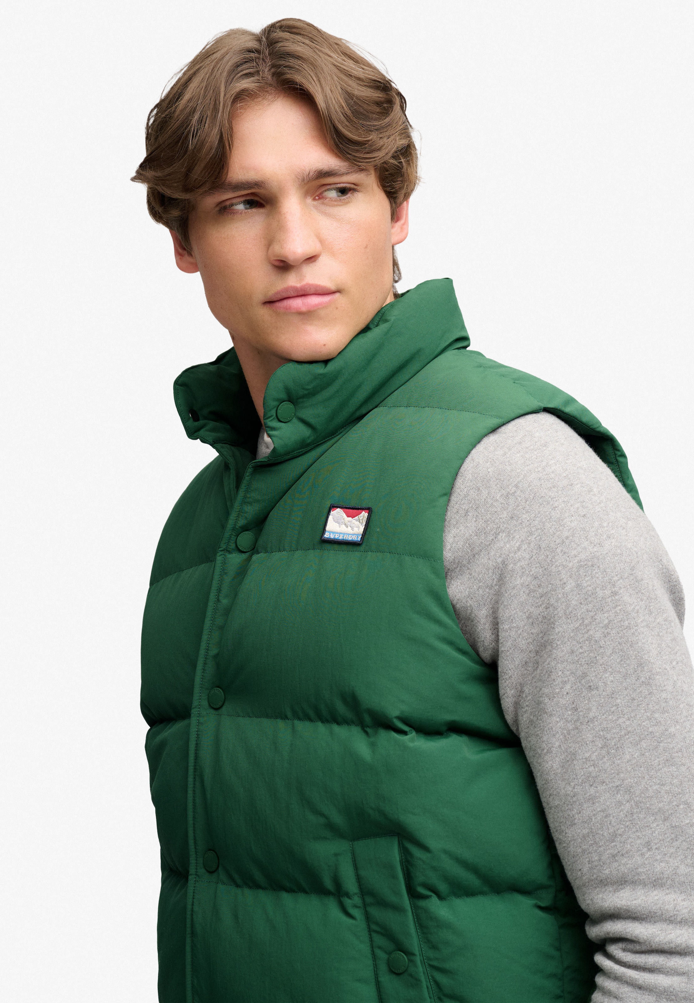 Superdry & Co Vest 'Everest' in Green