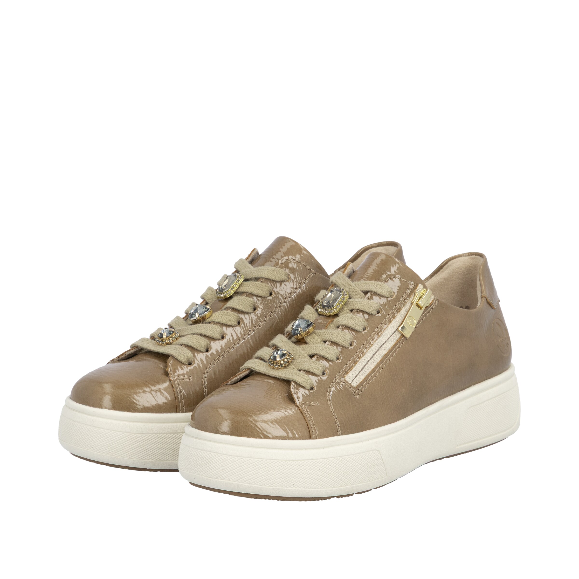 Baskets basses Rieker en beige