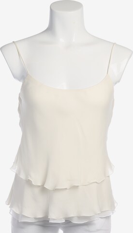 Emporio Armani Top / Seidentop S in Weiß: Vorderseite